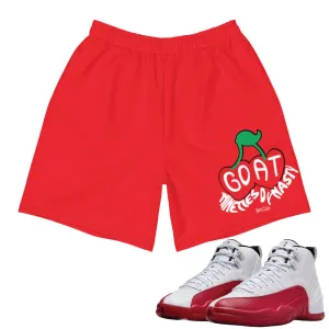 Retro 12 Cherry Shorts