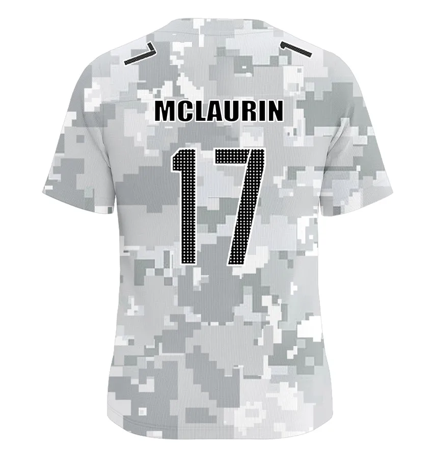 #17 McLaurin Washington Commanders Jersey Salute to Star Players Camouflage Jersey American Football New Fashion Jersey