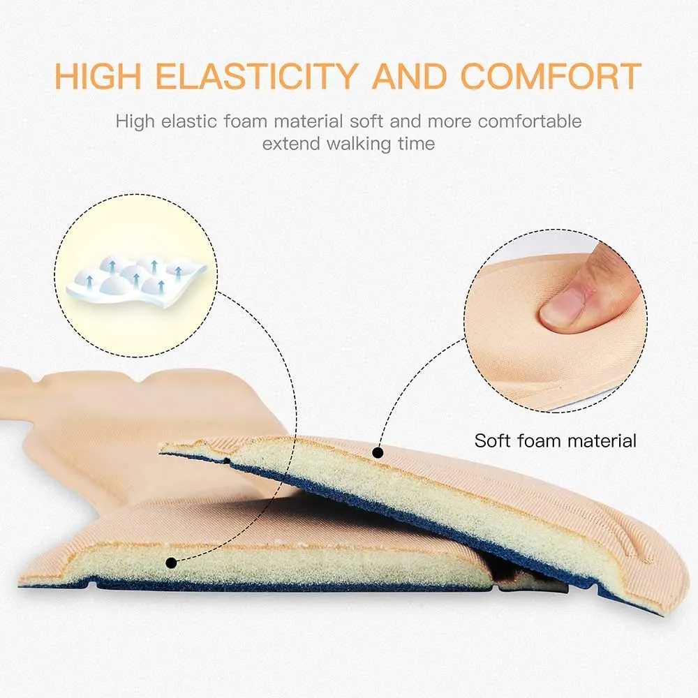 2020 New Heel Insoles, Shoe Insoles, Heel Cushions, Sponge Shoes Pads with High Heel Inserts for Loose Shoes, Metatarsal Pain, Arch Pain, Foot Pain, Heel Sore and Heel Spurs (Women 4.5-9.5)