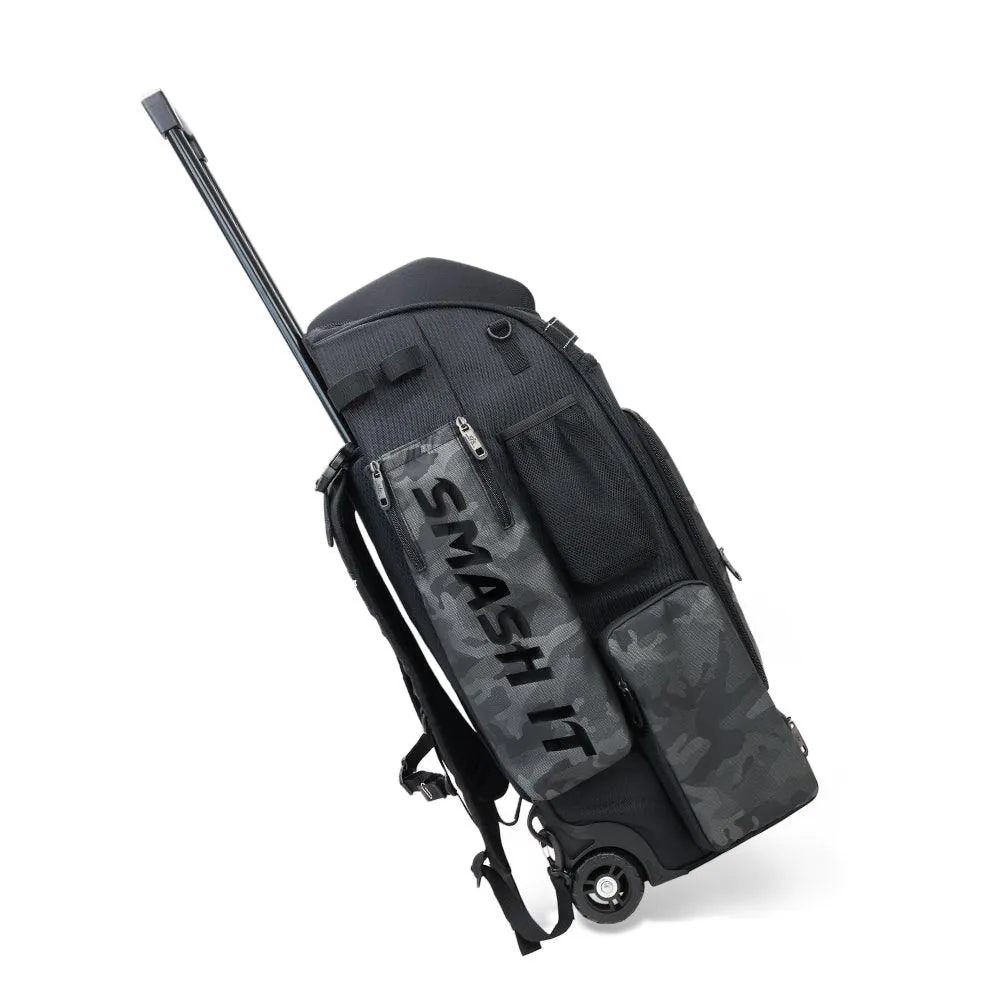 2025 Smash Ops Lil’ Guerrilla Hybrid Roller/Bat Pack Bag - Black Camo