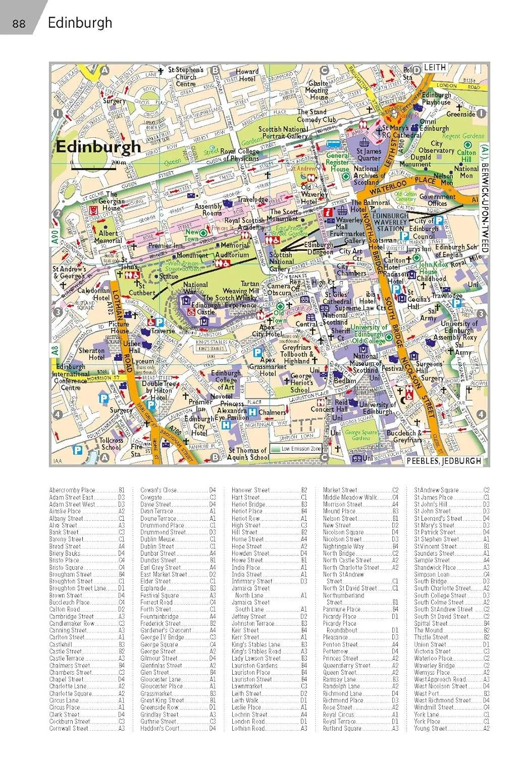 AA Glovebox Atlas Scotland