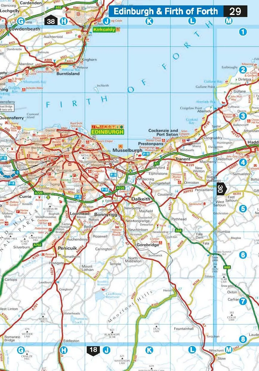 AA Glovebox Atlas Scotland