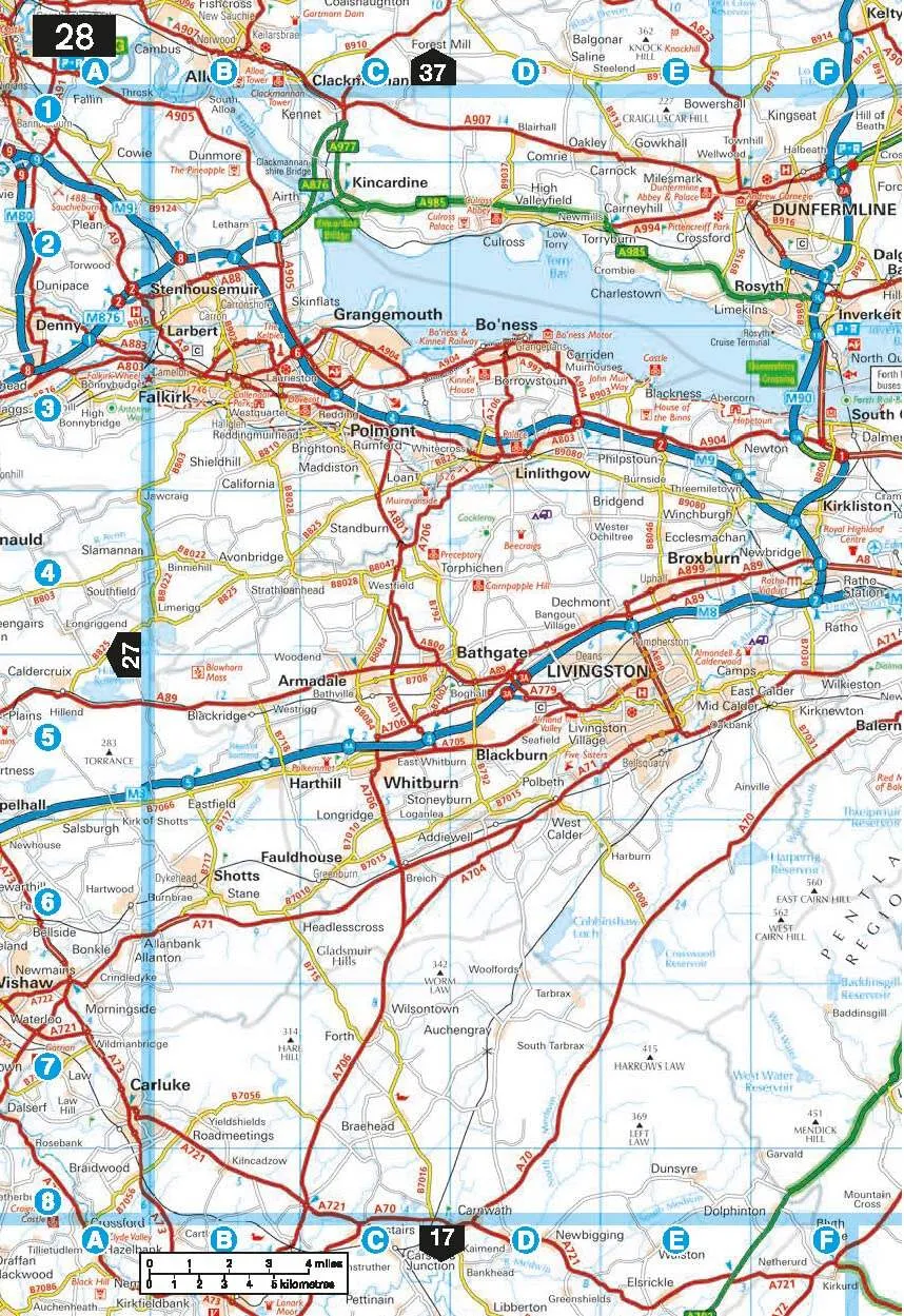 AA Glovebox Atlas Scotland