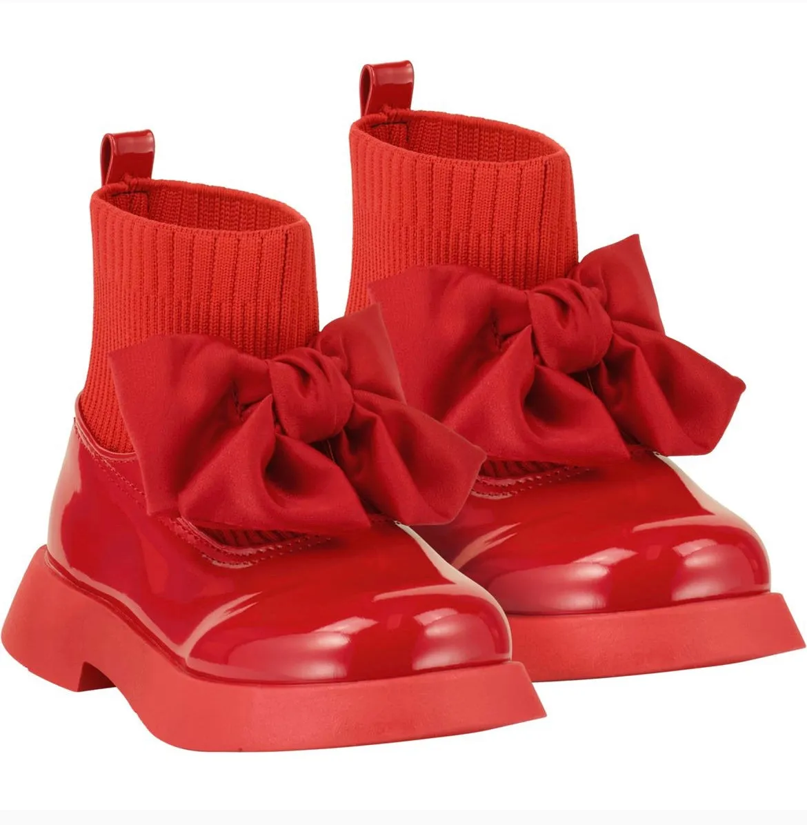 Adee Sock Boot Red