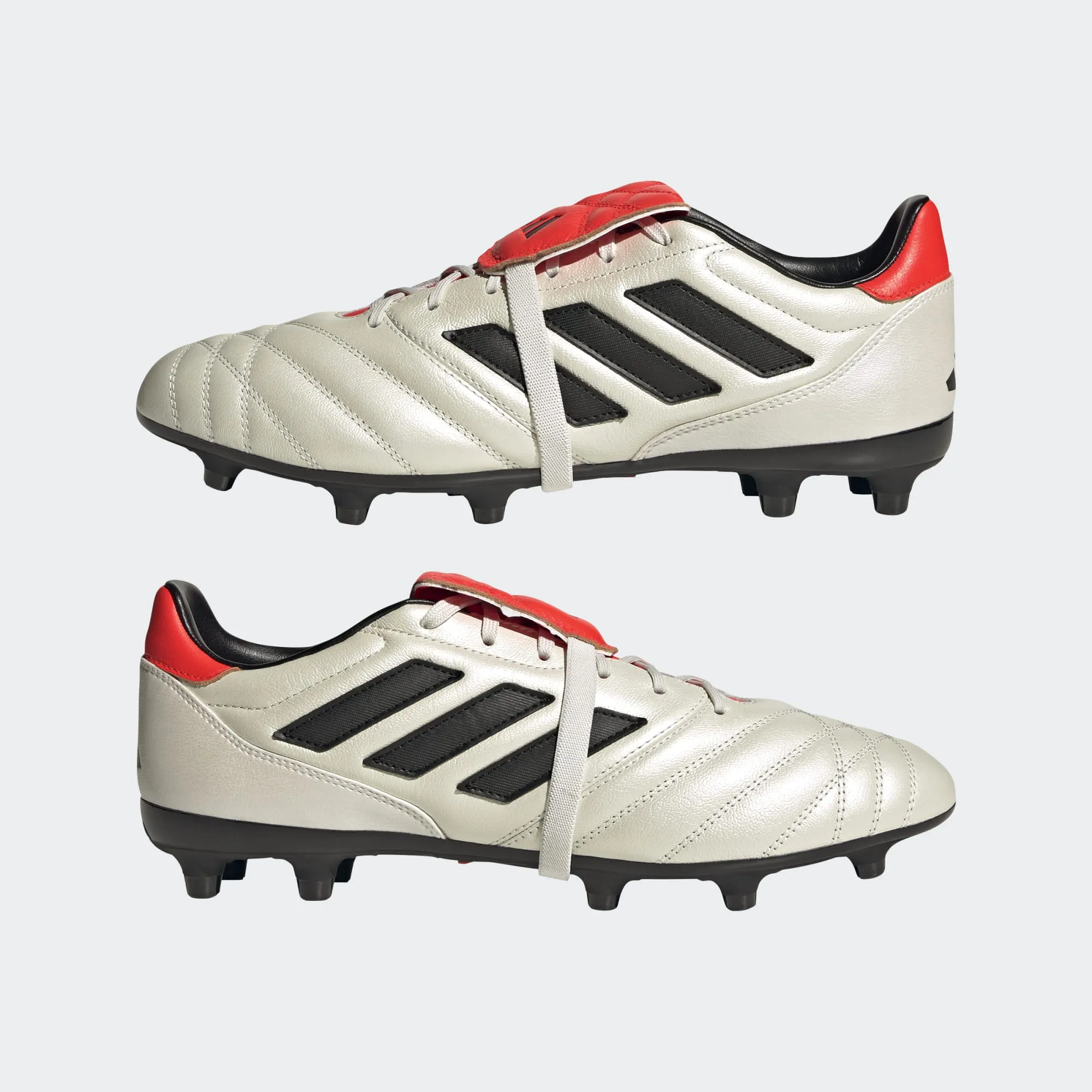 adidas Copa Gloro FG Boots- White/Black/Red