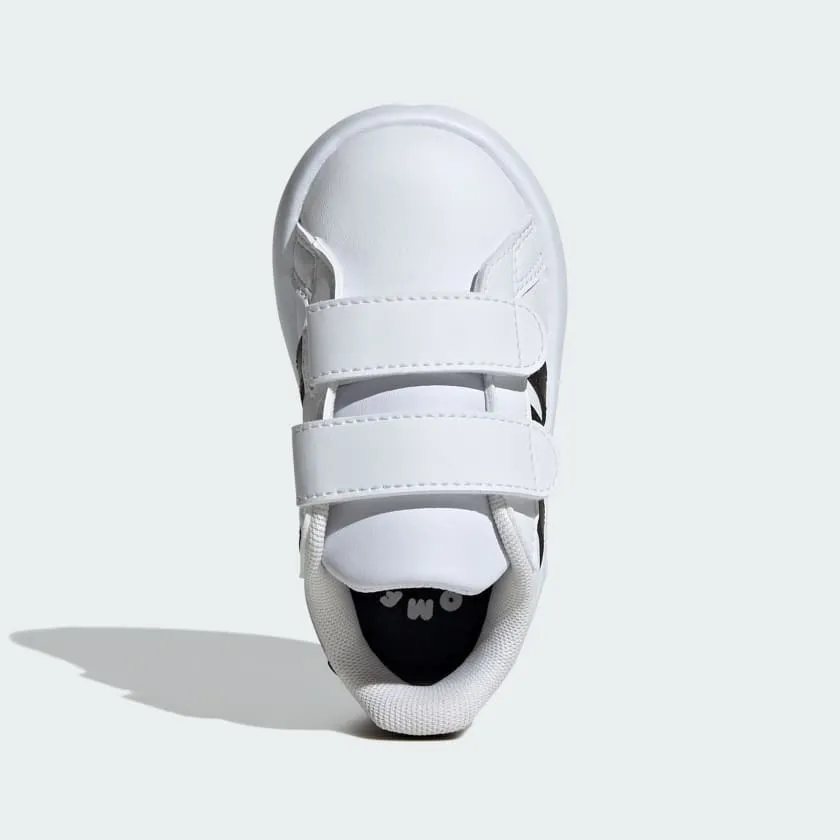 ADIDAS KIDS GRAND COURT 2.0 WHITE/BLACK SHOES