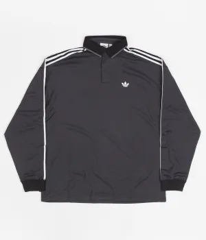 Adidas Long Sleeve Football Jersey - Black / Grey Five / White