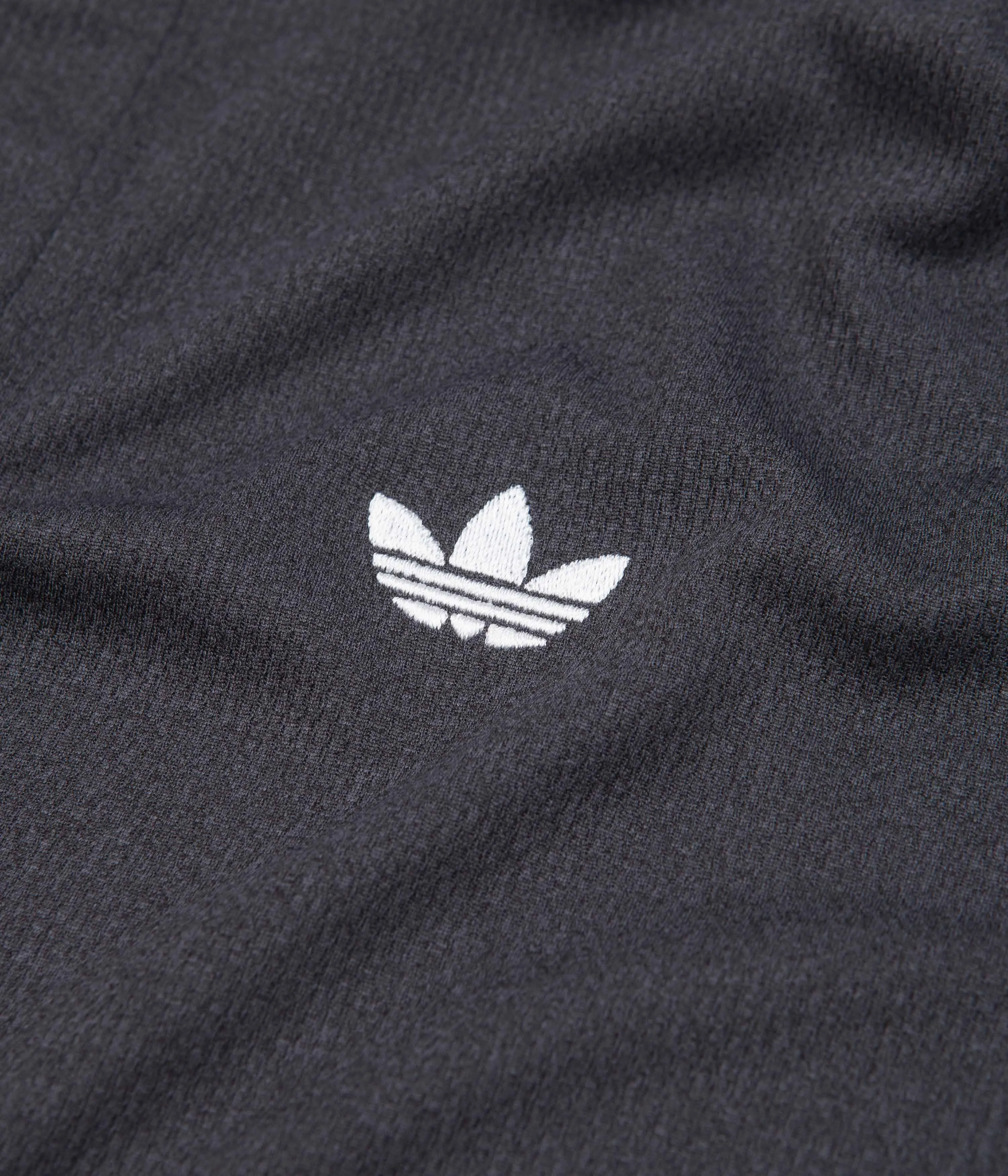 Adidas Long Sleeve Football Jersey - Black / Grey Five / White