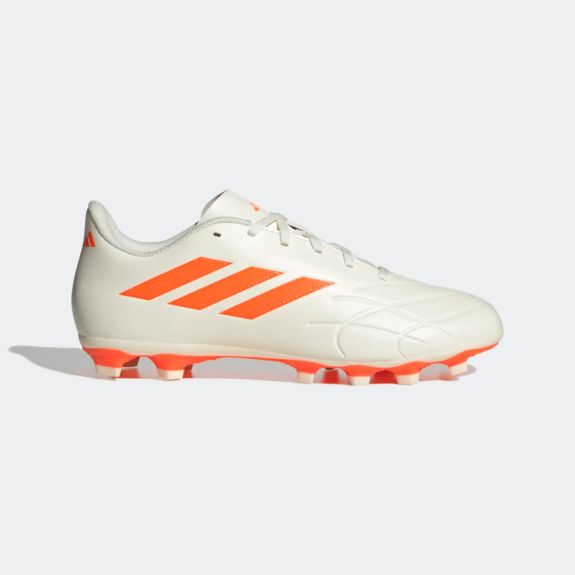 Adidas Men's Copa Pure.4 Flexible Ground Boots - Off White / Solar Orange