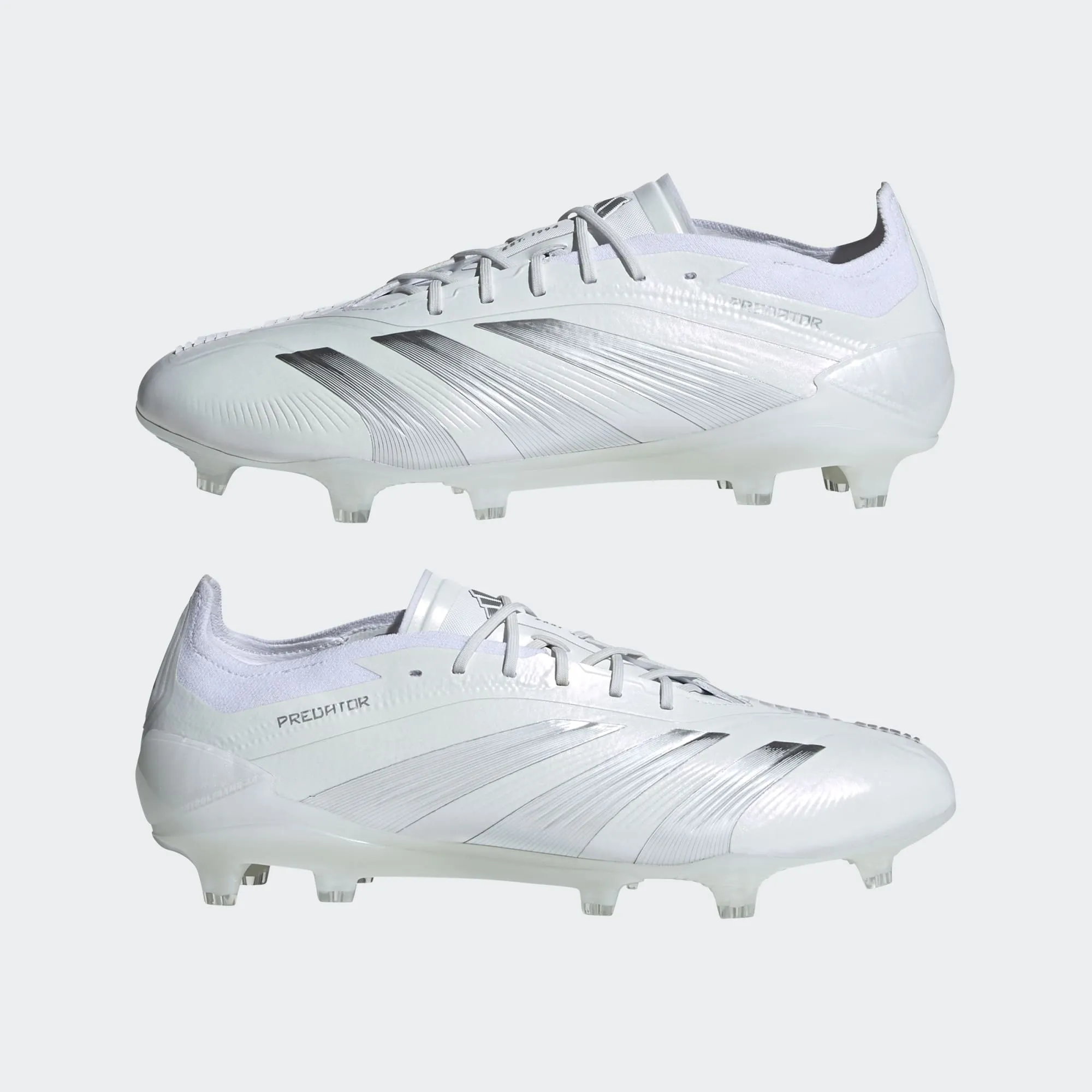 adidas Predator Elite FG Boots- Triple White