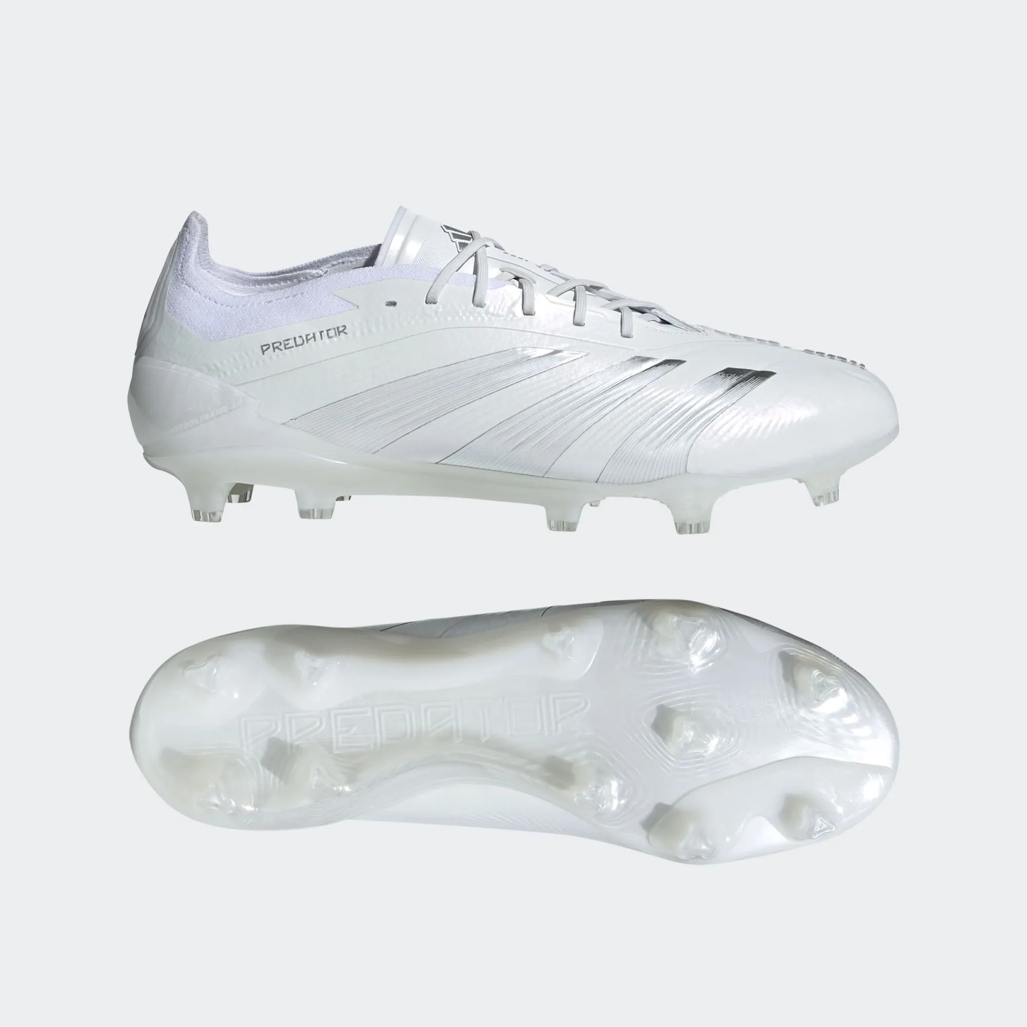 adidas Predator Elite FG Boots- Triple White