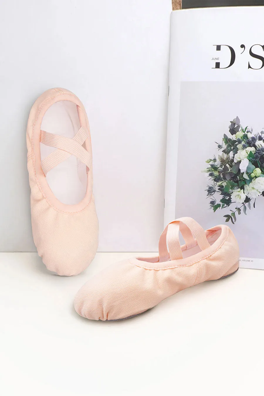 Adult Stretch Canvas Ballet Shoes