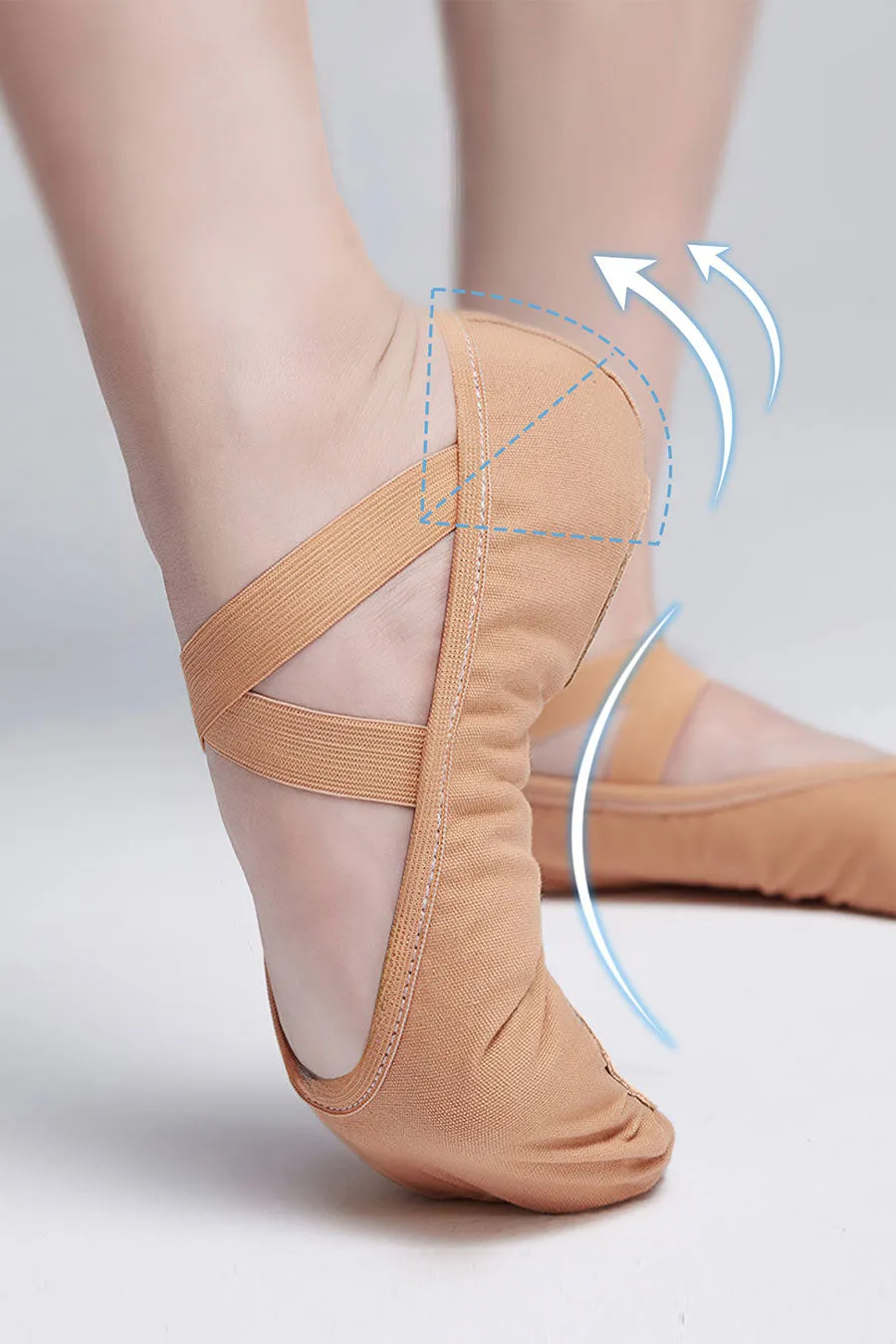 Adult Stretch Canvas Ballet Shoes