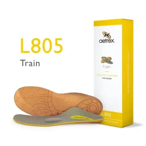 aetrex L805 Women's Train Orthotics W/ Metatarsal Support (Medium & High Arches)