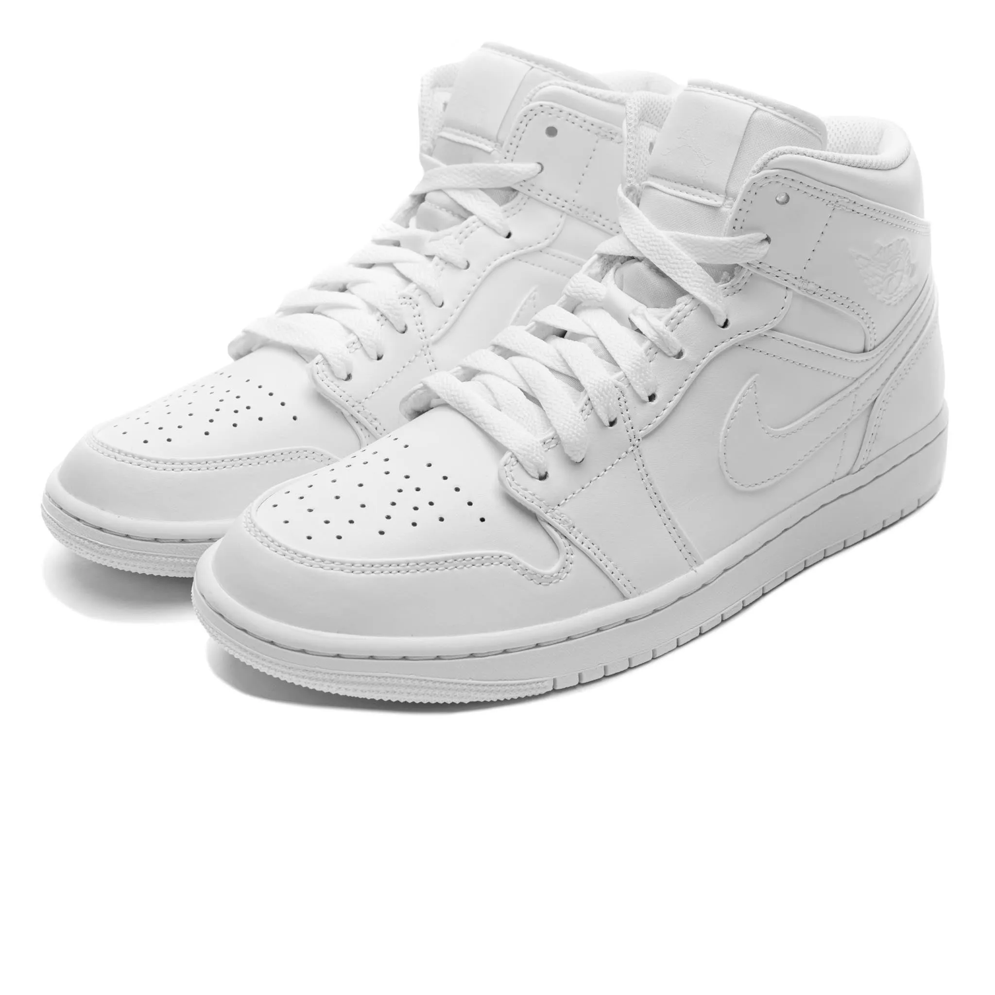 Air Jordan 1 Mid  'Triple White'