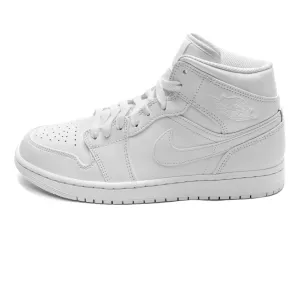 Air Jordan 1 Mid  'Triple White'