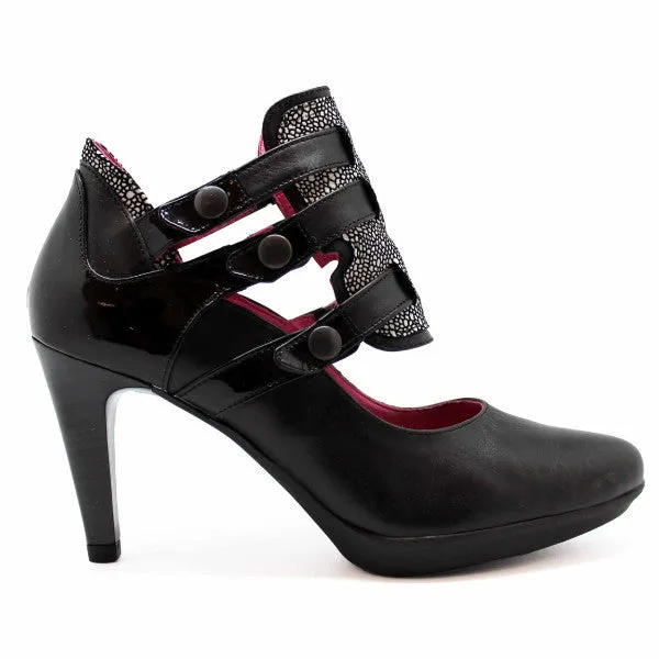 Andes - Black heel shoe