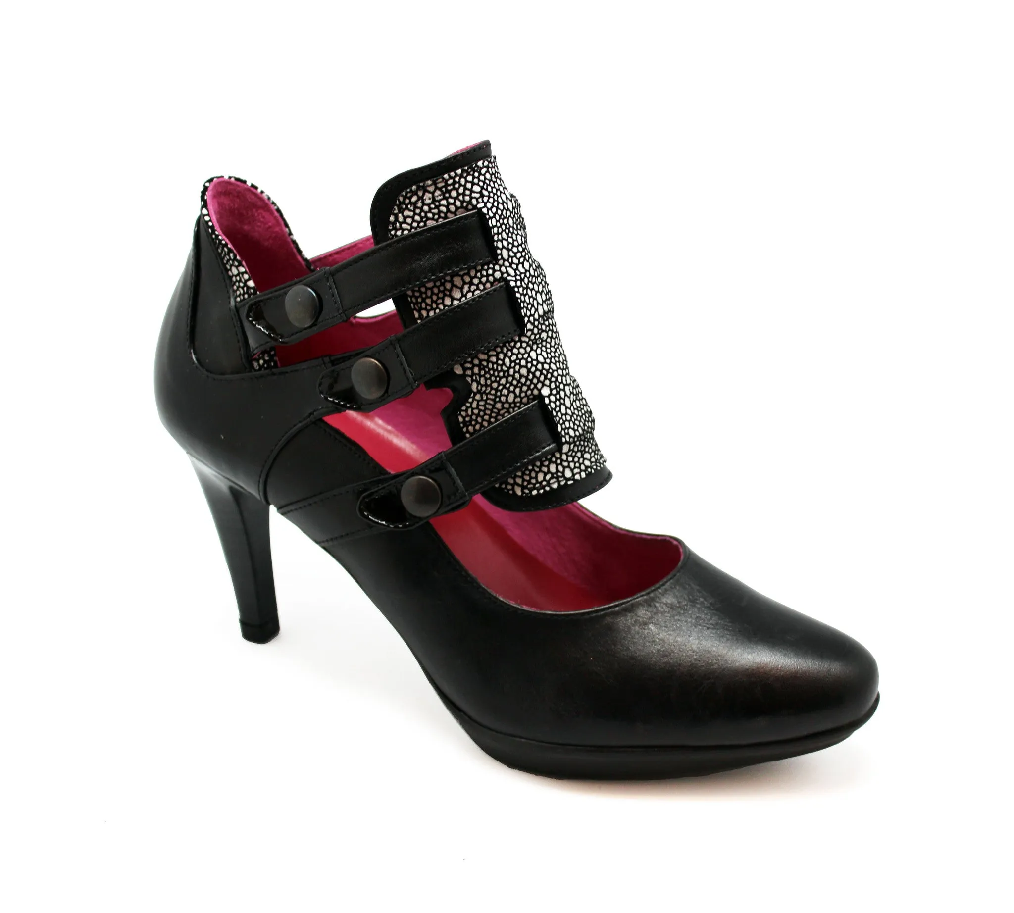 Andes - Black heel shoe