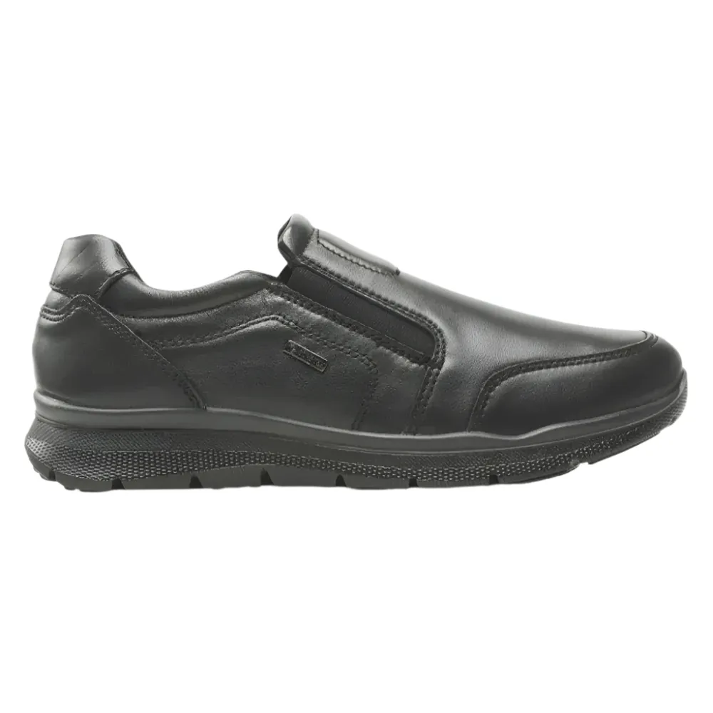 Ara Men's Barry Gore-Tex Slip-On Black Leather