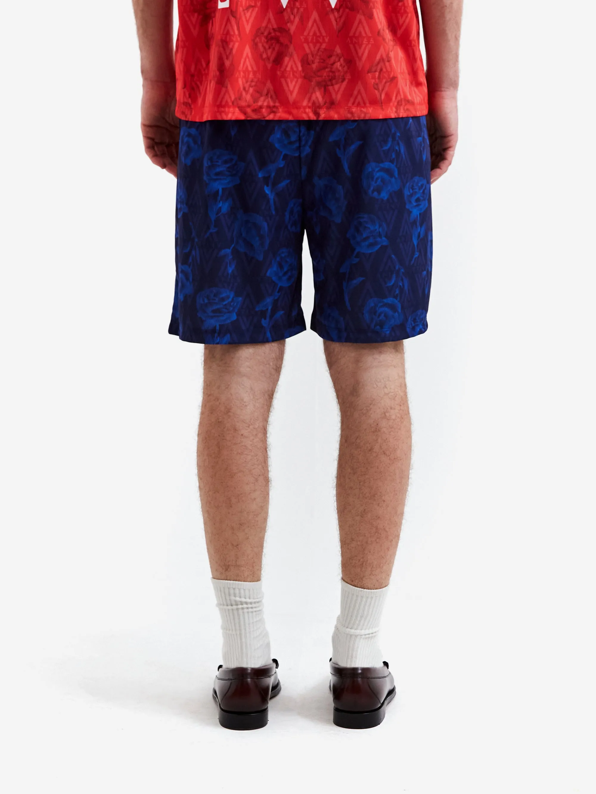 Aries x Umbro Roses Football Shorts - Blue