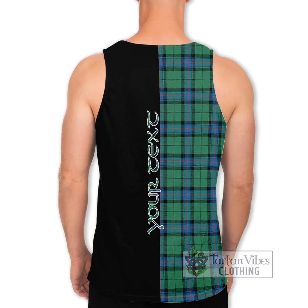 Armstrong Ancient Tartan Men's Tank Top with Family Crest and Half Of Me Style