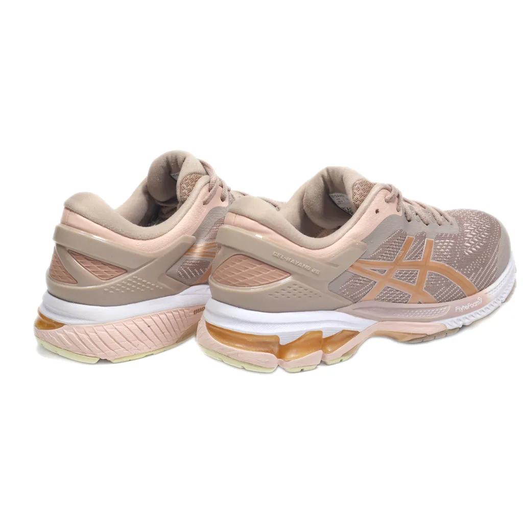 Asics Gel Kayano 26 High-Heel Shoes Leather Pink Colour For Women