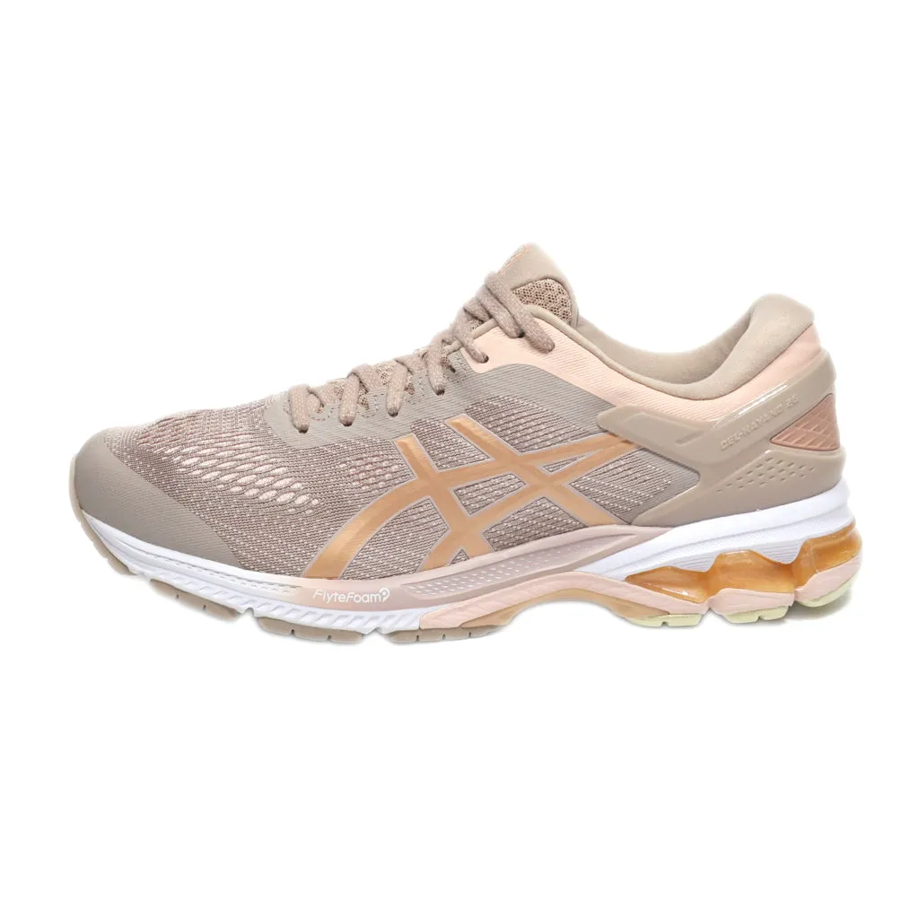 Asics Gel Kayano 26 High-Heel Shoes Leather Pink Colour For Women