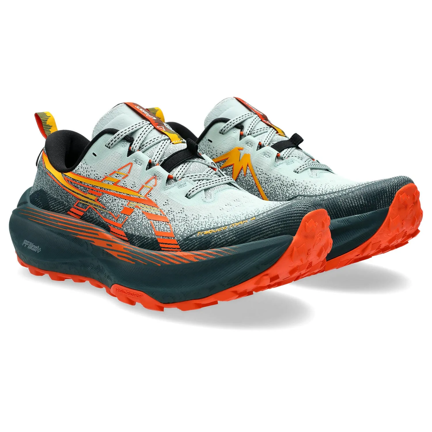 Asics Trabuco Max 4 | Cold Moss / Nova Orange | Mens