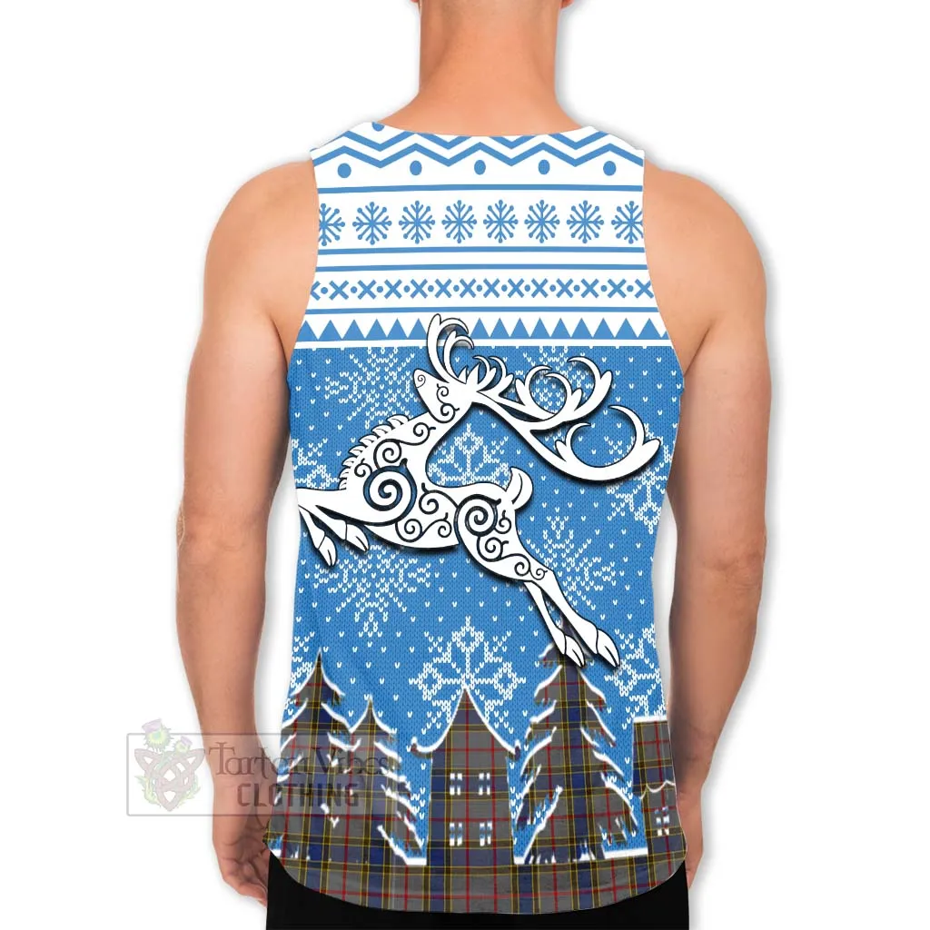 Balfour Clan Christmas Men's Tank Top Celtic Reindeer Style