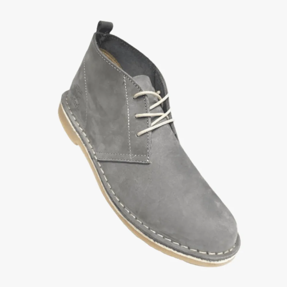 Bata Mens Nubuck Vellie Boot Dove Grey