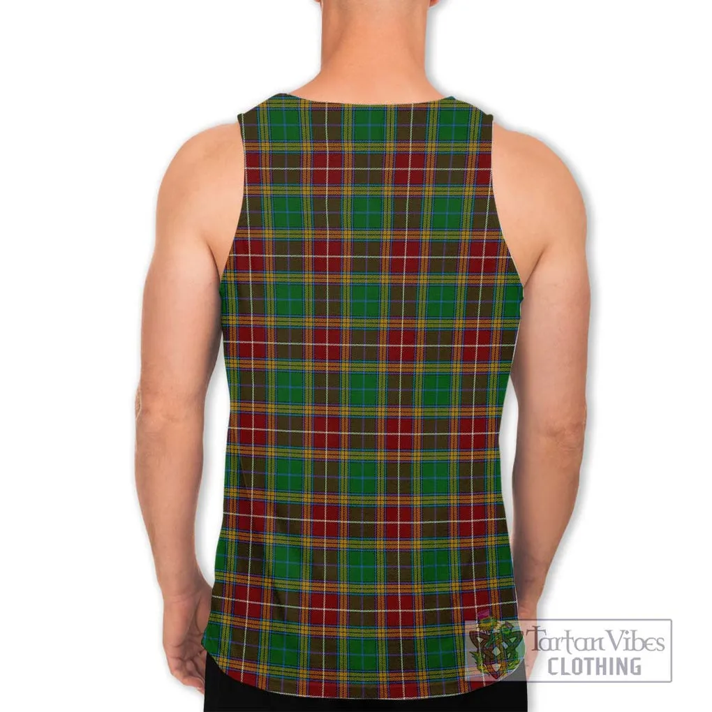 Baxter Tartan Men's Tank Top with Family Crest DNA In Me Style