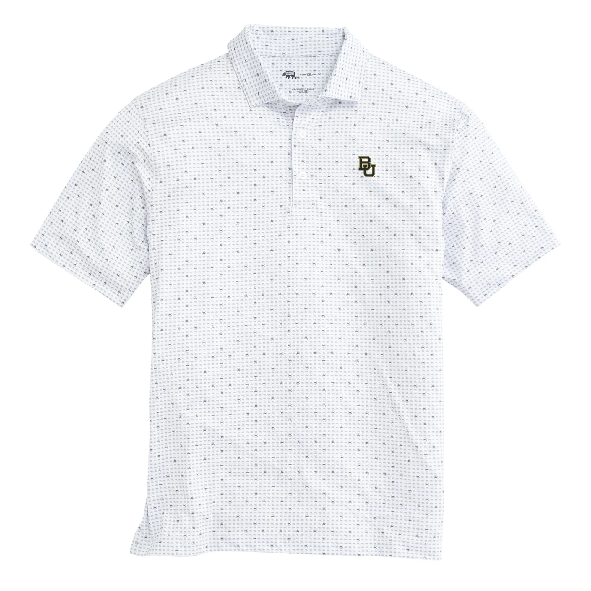 Baylor University Tour Logo Printed Performance Polo