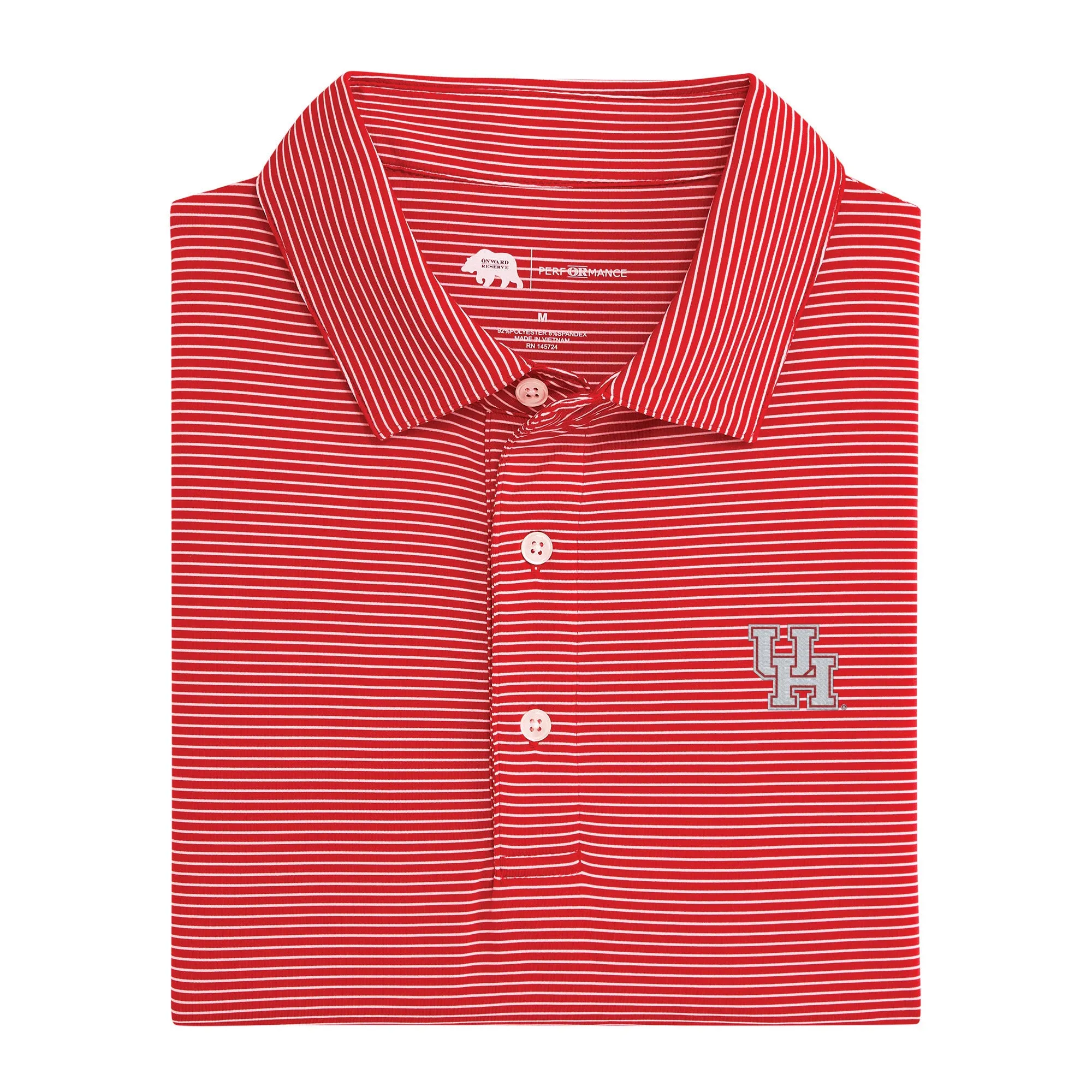 Birdie Stripe Houston Performance Polo