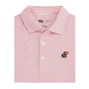 Birdie Stripe Kansas Performance Polo