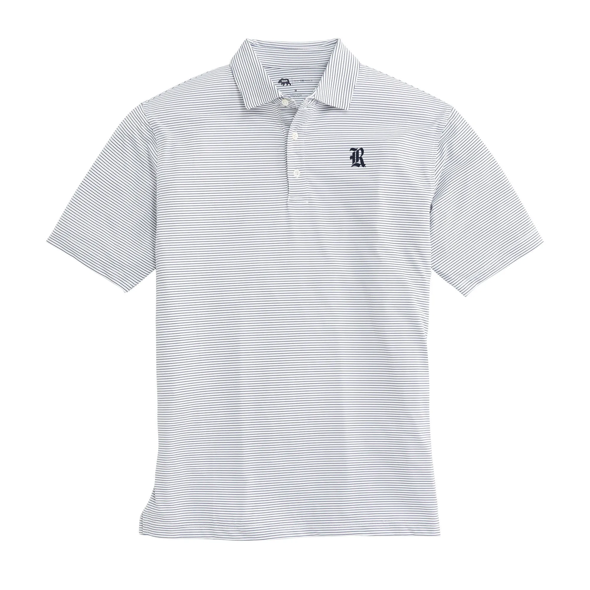 Birdie Stripe Rice Performance Polo