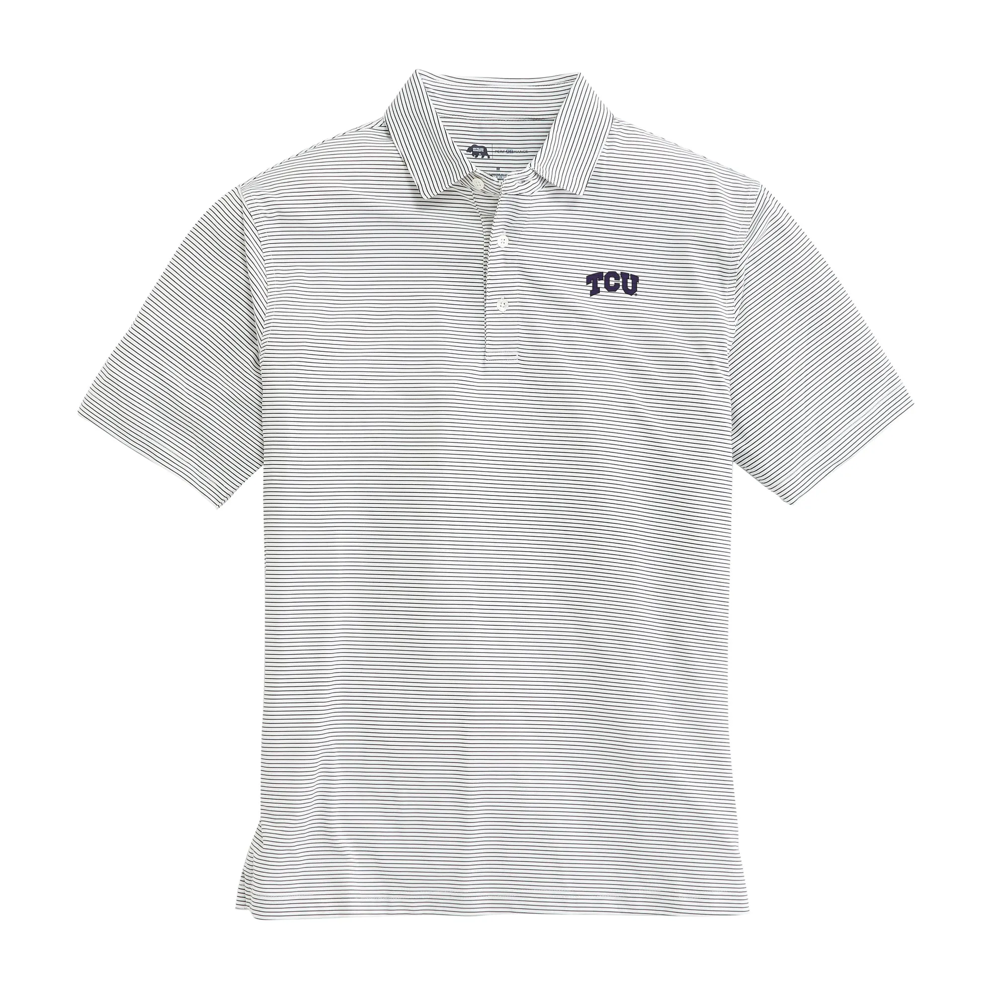 Birdie Stripe TCU Performance Polo