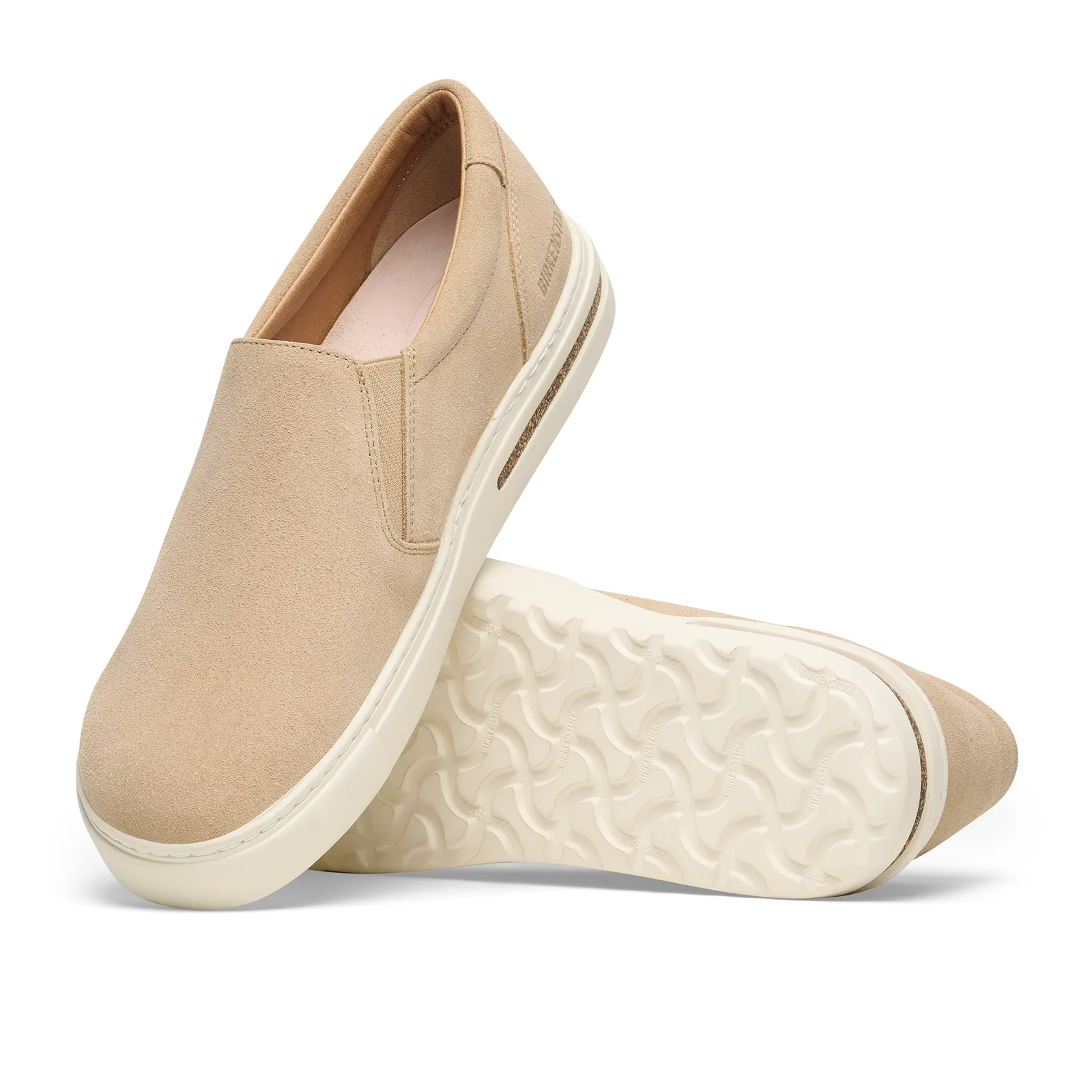 Birkenstock Oswego Narrow Slip On Sneaker (Women) - Sandcastle Suede