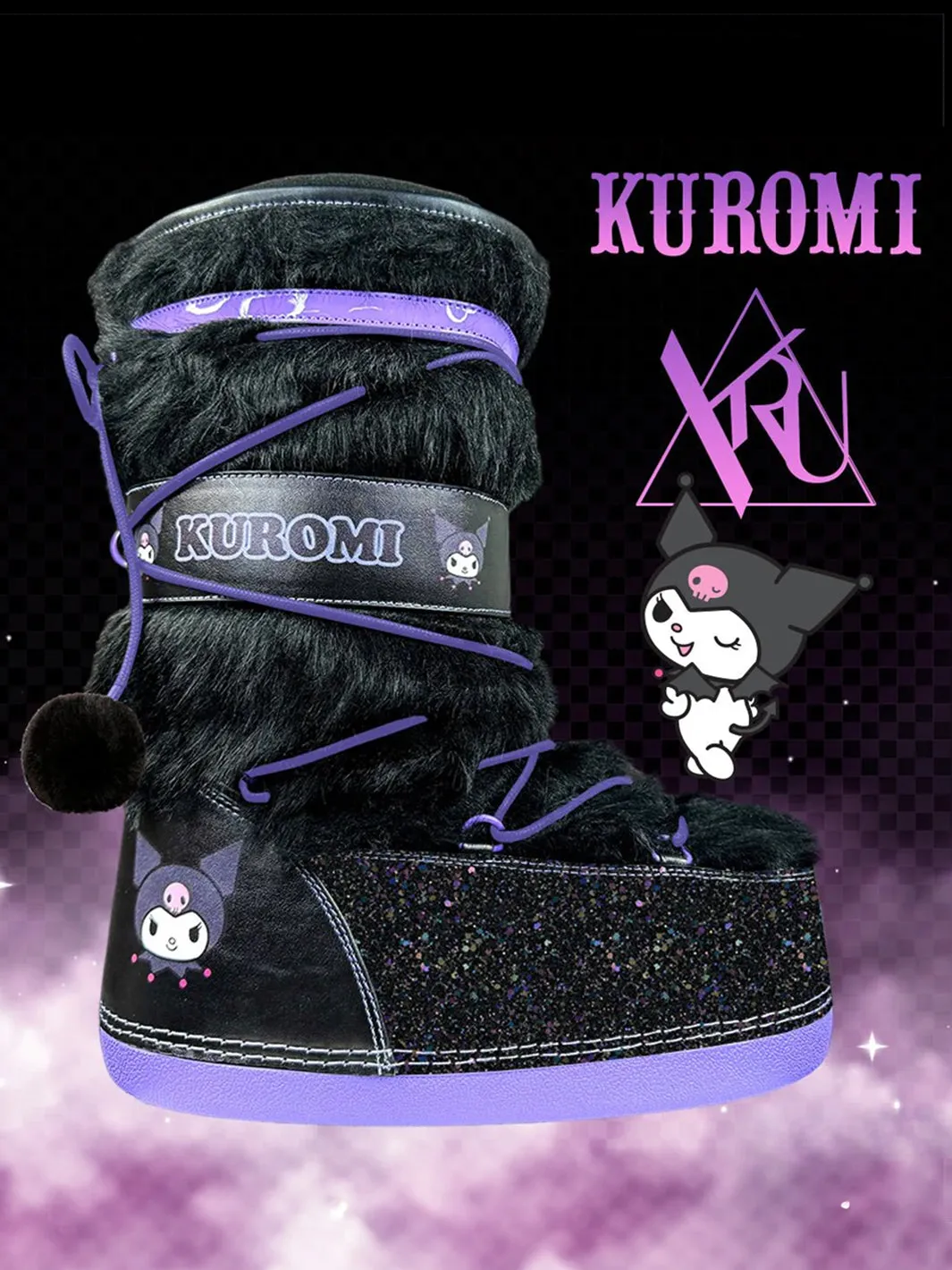 BLIZZ KUROMI MOON BOOTS