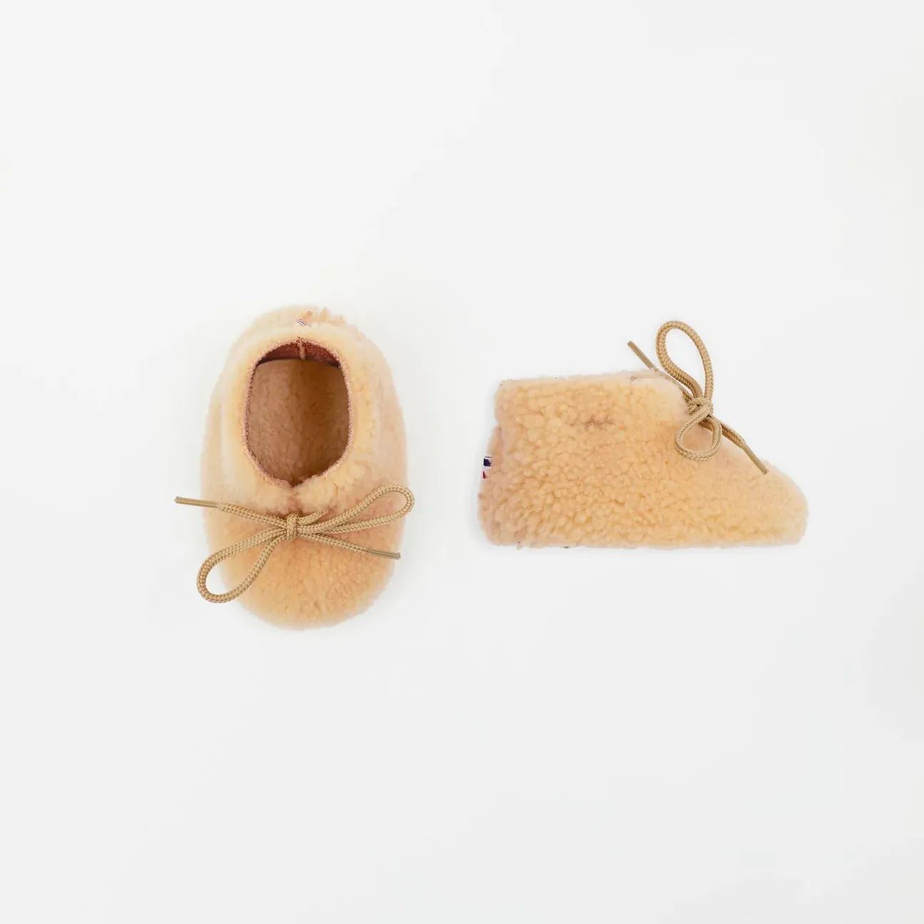 Booties Teddy Baby Light Caramel