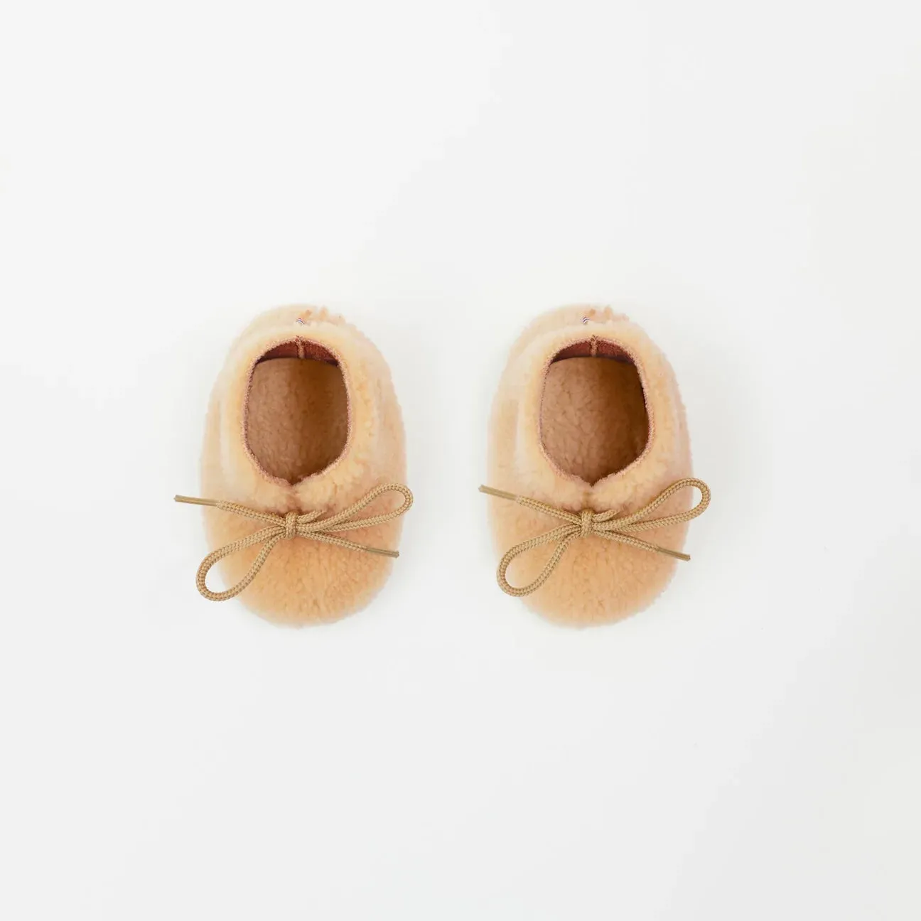 Booties Teddy Baby Light Caramel