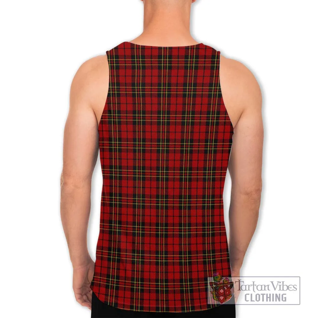 Brodie Tartan Men's Tank Top with Family Crest DNA In Me Style