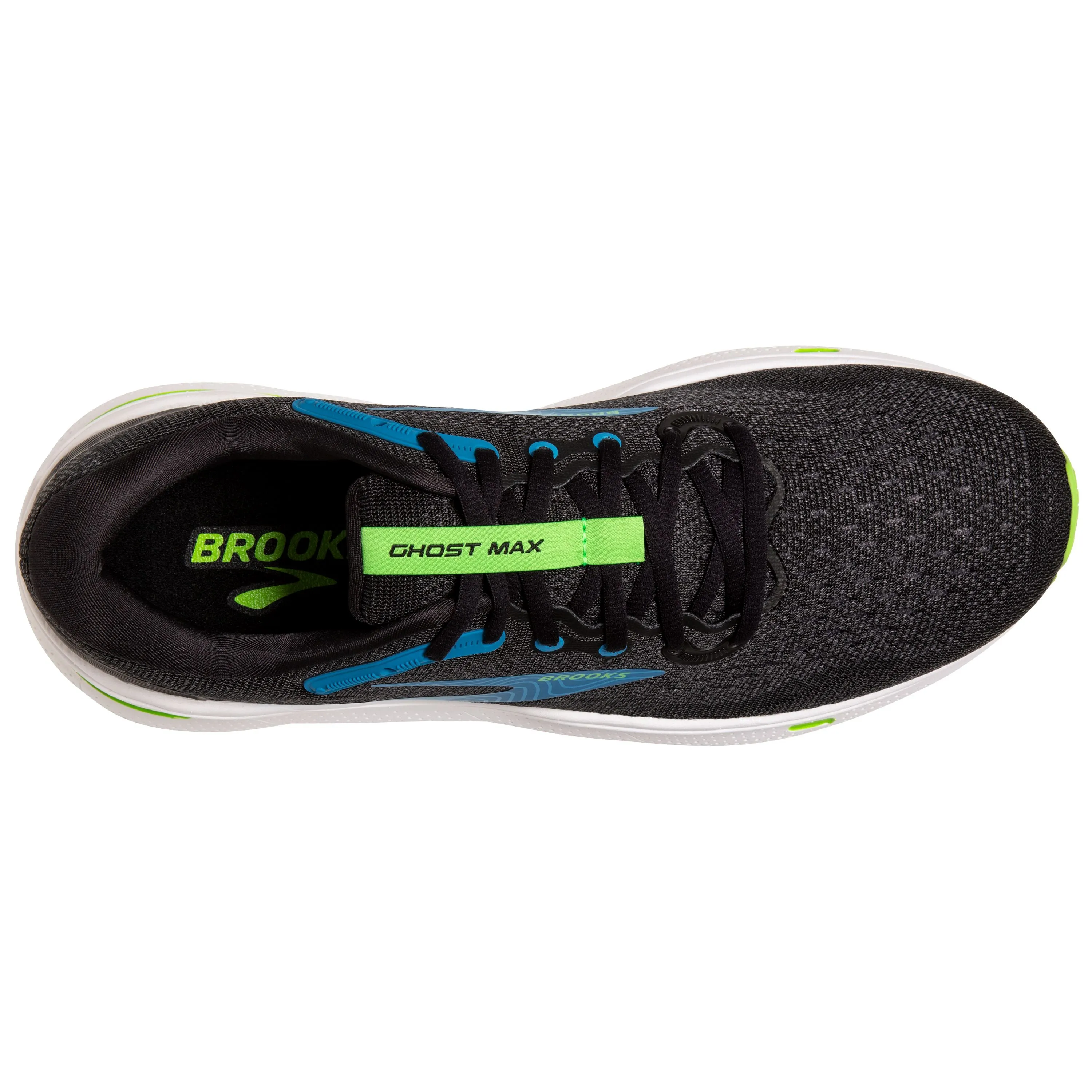 Brooks | Ghost Max | Men's | Black/Atomic Blue/Jasmine