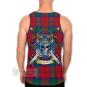 Byres (Byses) Tartan Men's Tank Top with Family Crest Celtic Skull Style