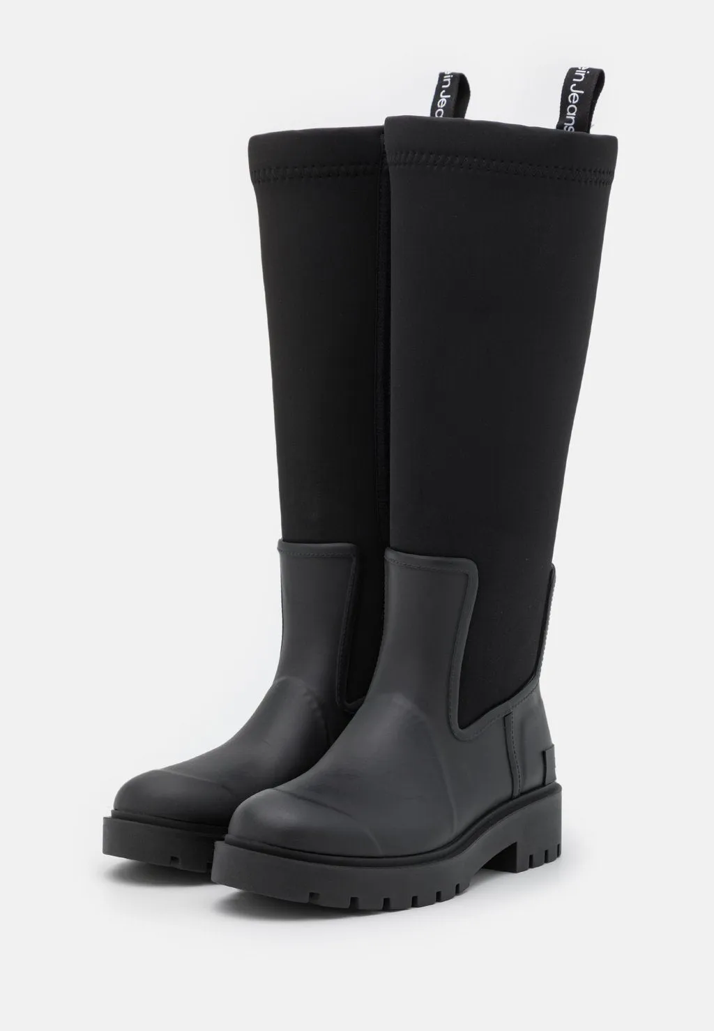 Calvin Klein Jeans platform boots, black