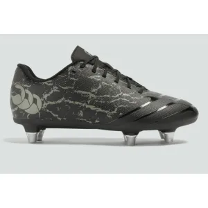 Canterbury Kids Rugby Boot Phoenix Team SG Jnr Black/Gravity Grey