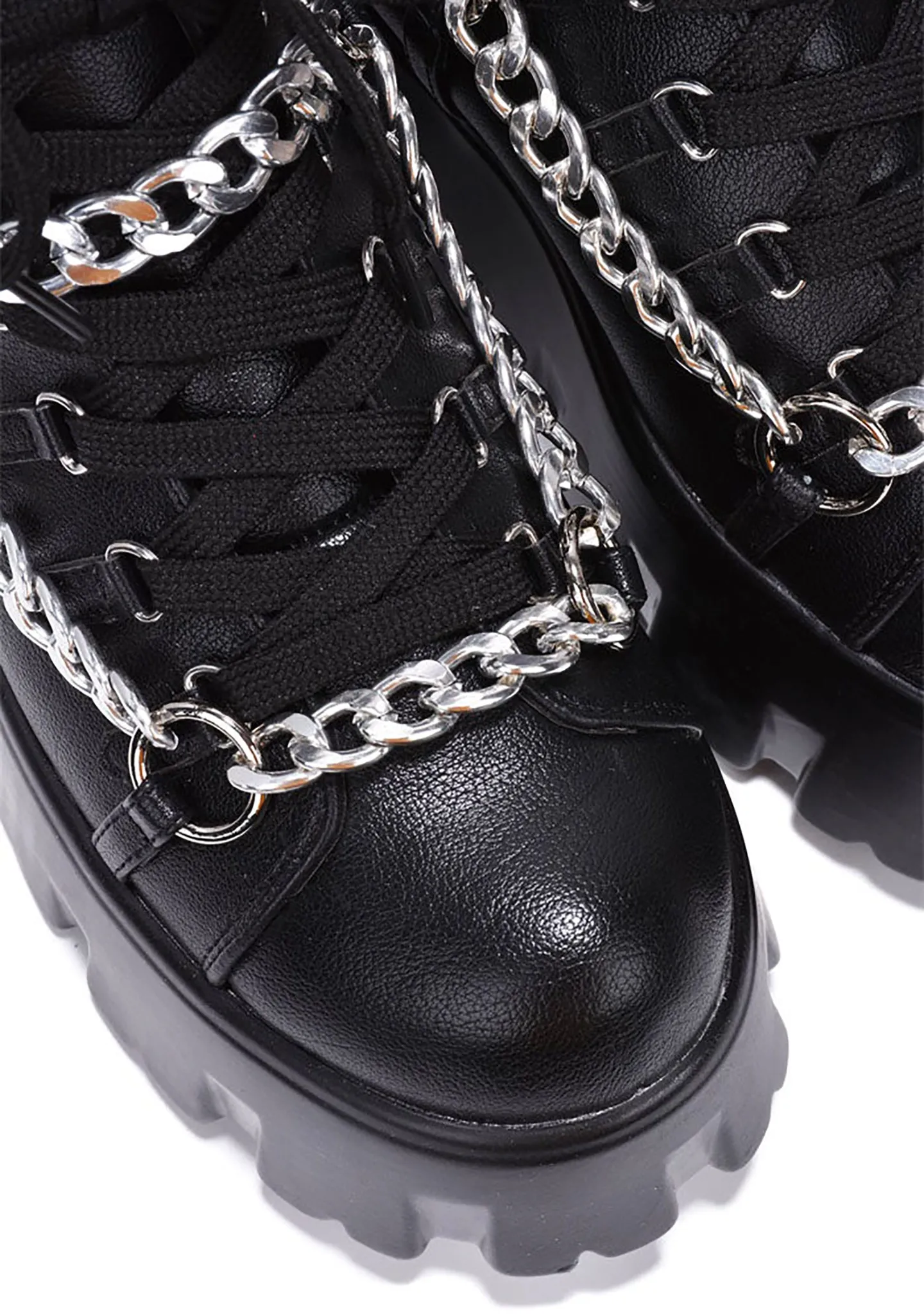 Chain Effect Platform Boots