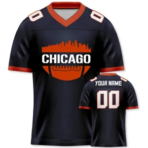 Chicago Bears City Custom Football Jersey for Men Women Youth Personalized Name Number Sports Apparel Shirts for Fans Gifts