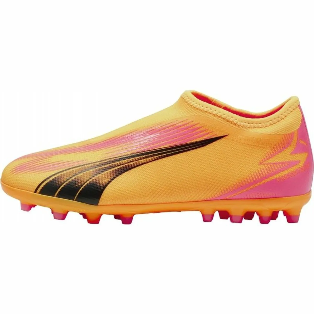 Childrens Football Boots Puma ULTRA MATCH L MG Orange