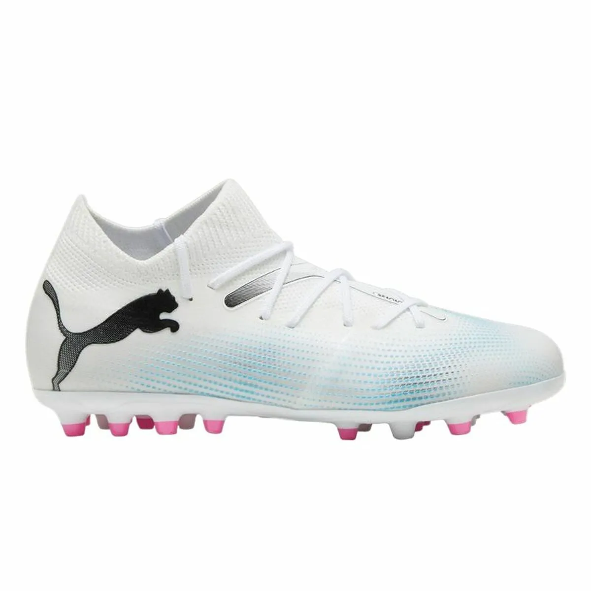 Children's Multi-stud Football Boots Puma Future 7 Match MG White