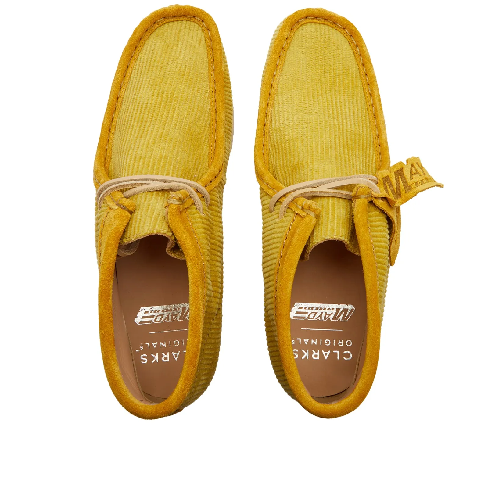 Clarks Originals Mayde Wallabee Boots, Yellow